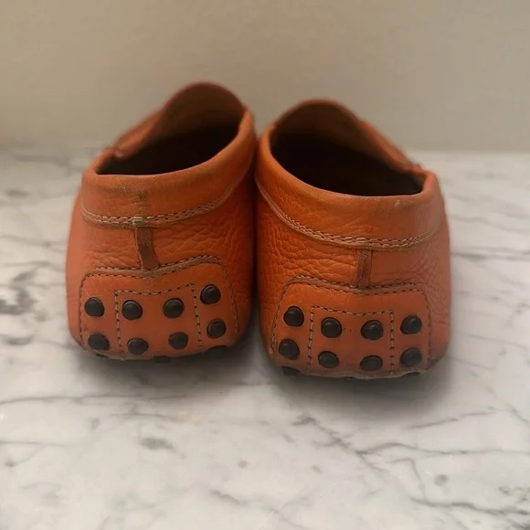 Tods Gommino orange driving shoes. Women’s 38 1/2 - Picture 7 of 10